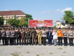 Gelar Pasukan Pengaman Pilkada Serentak Polres Gunungkidul