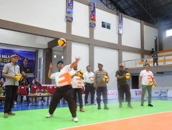 Bupati Suhatri Bur Buka Perdana Sport Hall Padang Pariaman, Sekaligus Buka Volly Ball Bupati Cup Se Sumatera