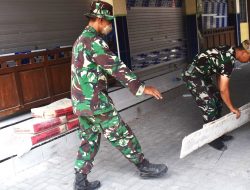 Dansatgas TMMD ke Lapangan Bantu Pekerjaan TMMD ke-121
