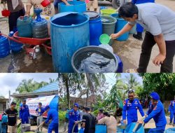 Ditpolairud Polda Jambi Salurkan Ribuan Liter Air Bersih Kepada Warga Terdampak Kekeringan di Muaro Jambi