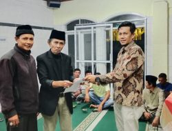 Devy Tri Putra, S.AP Terpilih dan Dipercaya sebagai Ketua  Pembangunan Masjid AL AQSA Kampung Manggis.