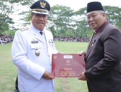 Upacara Penurunan Bendera Merah Putih Tingkat Kabupaten Asahan