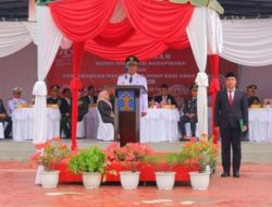 Wali Kota Jadi Inspektur Upacara Pemberian Remisi Di LP Kelas II B Pulau Simardan Kota Tanjungbalai