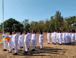 Paskibra tingkat SMP Pada Perayaan  Hari Kemerdekaan RI