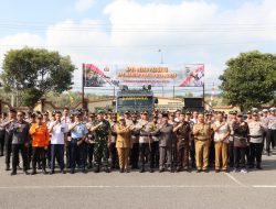Polres Kulonprogo Laksanakan Apel Gelar Pasukan Operasi Mantap Praja Progo 2024