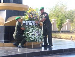 Letkol Inf Roni (Dandim 0730/GK) Pimpin Tabur Bunga Berziarah di TMP Bhakti Pertiwi