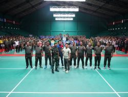 Korem 072/Pamungkas Gelar Kujuaraan Bulu Tangkis