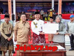 Luar Biasa. Pemko Hibahkan Aset Lahan Untuk Fakultas Kedokteran UNRI