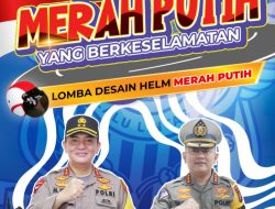Meriahkan HUT RI Ke-79, Ditlantas Polda Riau Gelar Perlombaan Desain Helm Merdeka 