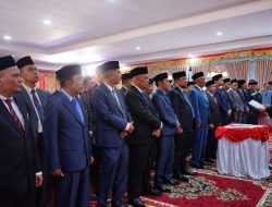 40 Anggota DPRD Padang Pariaman Di Sumpah, Bupati Suhatri Bur Ajak Terus Jalin Kolaborasi Untuk Keberlanjutan Padang Pariaman