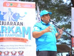 Pelaksanaan Kejuaraan Tarkam Padang Pariaman Tahun 2024 Dinilai Berhasil, Bupati Suhatri Bur Minta Kita Lanjutkan Tahun Depan