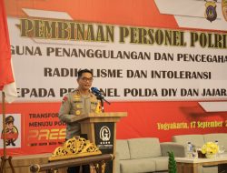 Kapolda DIY Ajak Personel Polri Perkuat Pencegahan Radikalisme dan Intoleransi