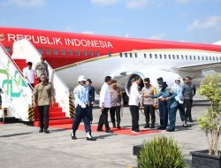 Danlanal Yogyakarta Sambut Kedatangan Presiden