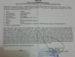 Warga Sei. Lunang Korban Dugaan Pengeroyakan, Mohon Perlindungan dan Keadilan Hukum Ke Polres Asahan