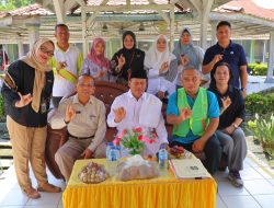 Gedung Unit Transfusi Darah RSUD dr. Tengku Mansyur Dibangun, Wali Kota Letakkan Batu Pertama