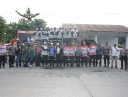 Asisten Perekonomian dan Pembangunan Sambut Kirab Api PON XXI Aceh-Sumut