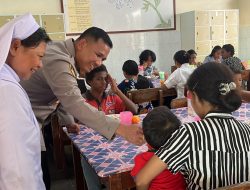 Kapolres Kulon Progo Bersama Para Polwan Gelar Kegiatan Minggu Kasih Di Panti Asuhan Brayat Pamuji