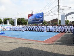 PENUH KHIDMAT, LANAL YOGYAKARTA LAKSANAKAN UPACARA HUT TNI AL KE-79 TAHUN 2024