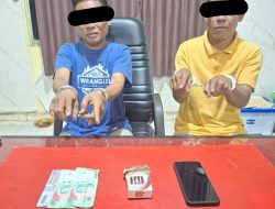 Tim Mata Elang Sat Resnarkoba Polres Kuansing Ungkap Kasus Narkotika, 2 Pengedar Ditangkap 
