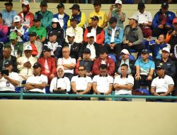 Kasrem 072/Pamungkas Hadiri Pembukaan Turnamen Tenis Perorangan Piala Ketua MA-RI ke IV