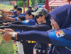 AISCO SC dan AKPOL SC Adakan Latihan Bersama Tembak Reaksi di Mako Brimob Simongan