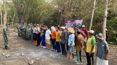 Jelang Hut TNI Ke-79 Tahun 2024, Kodim 0730/Gunungkidul Gelar Karya Bakti.