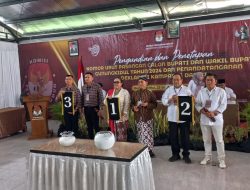 KPU Gunungkidul Gelar Pleno Pengundian dan Penetapan Nomor Urut Paslon Bupati dan Wakil Bupati Gunungkidul