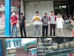 Tim gabungan wartawan dan LSM yang di kroyok Di SPBU simpang somel meminta pelaku cepat di proses laporan di Polda jambi