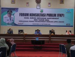 Hasil Survei LPPM Unand ,  Pelayanan Publik Kota Payakumbuh  Sangat Memuaskan