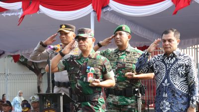 Danlanud Adi Soemarmo Pimpin Apel Gelar Pasukan Pengamanan Peparnas Ke XVII Tahun 2024