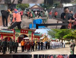 Antisipasi Dampak Musim Penghujan, Kodim 0415/Jambi Gelar Karya Bakti di Pasar Keramat Tinggi
