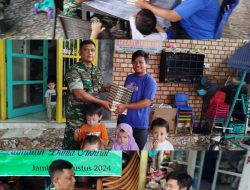 Kodim 0415/Jambi Salurkan Alquran ke Yayasan Izzati Jannah dalam Rangka HUT TNI ke-79