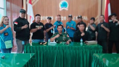 Dopper shooting club dalam rangka menyambut Hut TNI ke 79 TH bersama Kodim 0729 Bantul menggelar kegiatan donor darah yang bertempat di GOR makodim