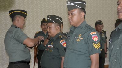 Naik Pangkat Merupakan Penghormatan dan Penghargaan Bagi Prajurit