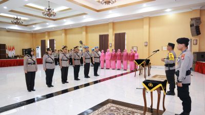 *KAPOLDA DIY PIMPIN SERAH TERIMA JABATAN, SEJUMLAH PEJABAT POLDA DIY ALAMI ROTASI*