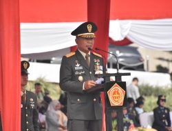 Brigjen TNI Sugiyono Pimpin Upacara Perayaan HUT ke 79 Tentara Nasional Indonesia