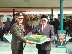 PJ Walikota Payakumbuh, Suprayitno Hadiri Upacara HUT TNI ke-79 di Batalyon 131/Braja Sakti