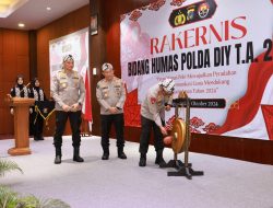 KAPOLDA DIY MEMBUKA RAKERNIS FUNGSI HUMAS POLDA DIY TAHUN 2024