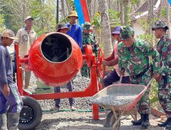 Satgas TMMD Sengkuyung Ke 122 Tahap IV Di Kalurahan Karangasem Terus Di Kebut.