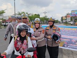 Tim Cooling System Ditlantas Polda Riau Kampanyekan Keselamatan Dalam Berlalu Lintas