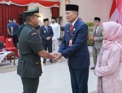 Kepala Staf Korem 031/Wira Bima Hadiri Pelantikan dan Pengambilan Sumpah Sekretaris Daerah Provinsi Riau 