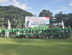 Turnamen Golf Danrem 031/ Wira Bima Resmi Dibuka, Begini Pesan Brigjen TNI Sugiyono