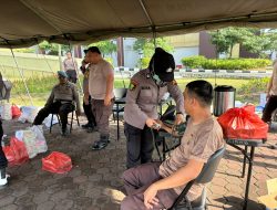 Pantau Kesehatan Personel, Subsatgas Dokkes Berikan Pelayanan Kesehatan 