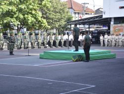 Pimpin Upacara 17an Bulan Oktober, Kasipers Kasrem 072/Pamungkas Bacakan Amanat Panglima TNI