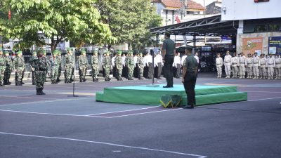 Pimpin Upacara 17an Bulan Oktober, Kasipers Kasrem 072/Pamungkas Bacakan Amanat Panglima TNI