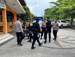 Pastikan Kamtibmas Kondusif, Subsatgas SAR Gelar Patroli ke Bawaslu Kota Pekanbaru