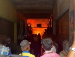 Kebakaran Hebat di Pasar Gombong diduga Karena Konsleting Listrik