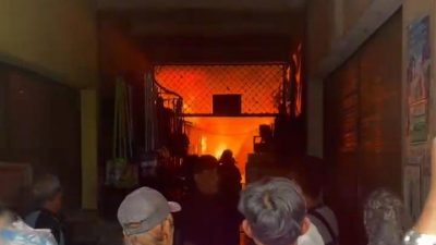 Kebakaran Hebat di Pasar Gombong diduga Karena Konsleting Listrik