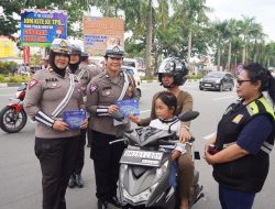 Satgas Preemtif dan Ban Ops Sosialisasikan Patuh Berkendara Dalam Ops Zebra 2024