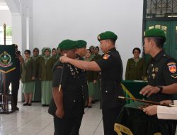Danrem 072/Pamungkas Pimpin Tradisi Korps dan Sertijab Dandim 0708/Purworejo